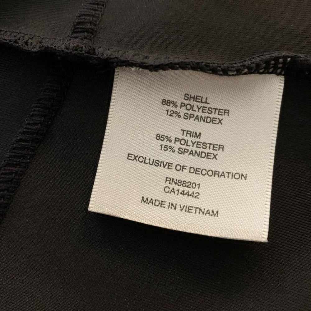 MONDETTA slim fit zip up Black Athletic Jacket Size S. In Like new condition - Picture 9 of 13